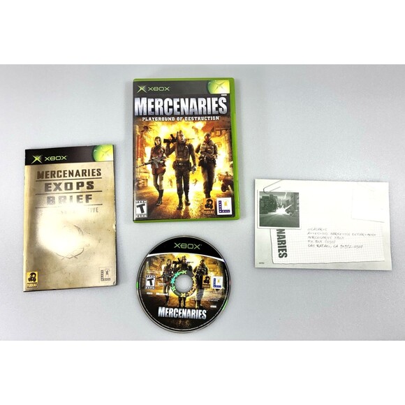 Mercenaries: Playground of Destruction Xbox 2005 Complete with Manual Tested - Picture 1 of 10